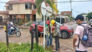 Avanza mantenimiento de la señalización vial en Sahagún | Noticias de Buenaventura, Colombia y el Mundo